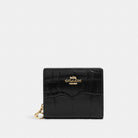 Coach Snap Wallet Gold Black