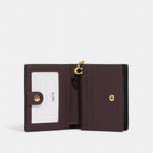 Coach Snap Wallet Gold Black