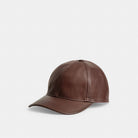 Coach Leather Baseball Hat Maple