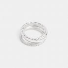 Coach Ring Set Silver