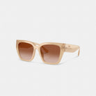 Coach Oversized Cat Eye Sunglasses Milky Beige