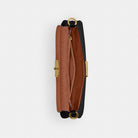 Coach Jet Shoulder Bag Brass Black