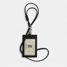 Coach Id Lanyard In Signature Canvas Black Signature