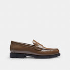 Men's Coach Reagan Penny Loafer Dark Stone