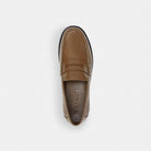 Men's Coach Reagan Penny Loafer Dark Stone