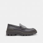 Men's Coach Loafer With Signature Print Charcoal