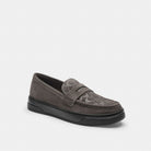Men's Coach Hybrid Loafer With Signature Print Charcoal