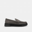 Men's Coach Hybrid Loafer With Signature Print Charcoal