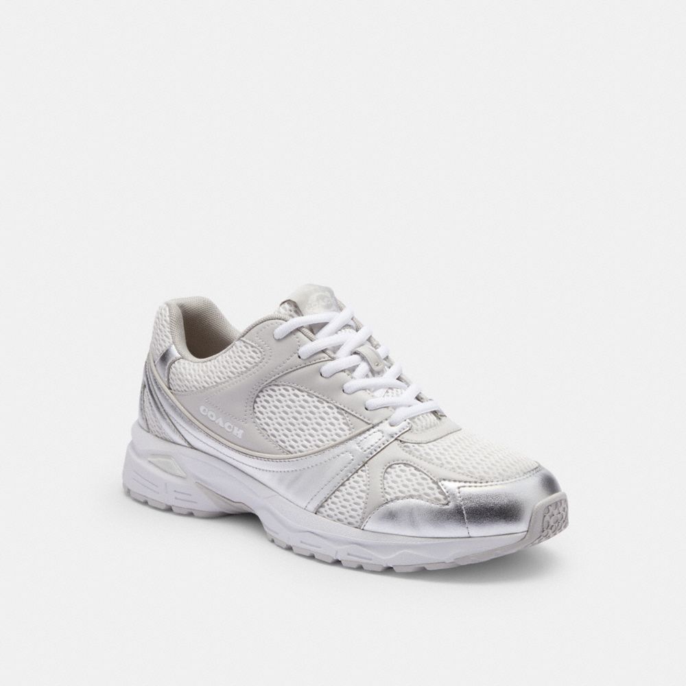 Men's Coach Sport Sneaker Light Grey Optic White