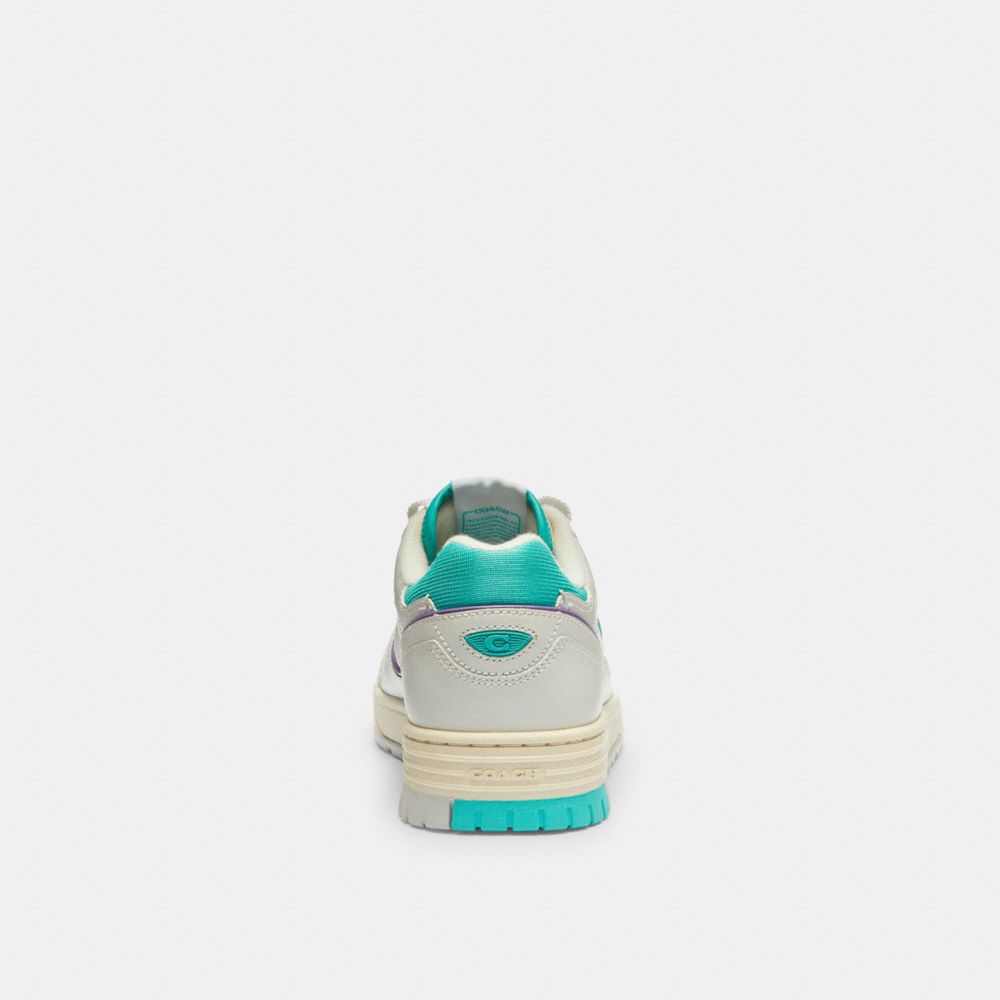 Women's Coach 90s Pack Soho Sneaker With Charms Optic White Teal