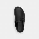 Men's Coach Buckle Clog Black