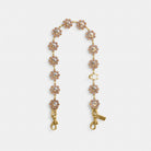 Coach Short Jewelry Chain Strap Brass Yellow Multi