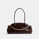 Coach Short Pearl Strap Brass Chalk