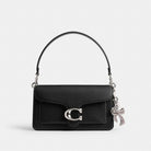 Coach Bow Bag Charm Silver Purple