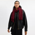 Coach Signature Wrap Burgundy