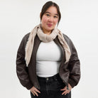 Coach Signature Wrap Oatmeal