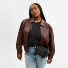 Coach Trail Bag Brass Black