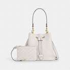 Coach Rowan Bucket Bag Gold Chalk