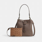 Coach Rowan Bucket Bag Gunmetal Dark Stone