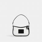 Coach Stadium Swinger Bag Silver Black