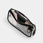 Coach Stadium Swinger Bag Silver Black