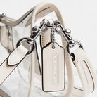 Coach Stadium Swinger Bag Silver Chalk