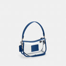 Coach Stadium Swinger Bag Silver True Blue