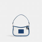 Coach Stadium Swinger Bag Silver True Blue
