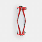 Coach Stadium Swinger Bag Silver Sport Red