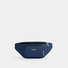 Coach Racer Small Belt Bag Silver Deep Blue