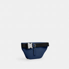 Coach Racer Small Belt Bag Silver Deep Blue