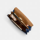 Coach Klare Envelope Crossbody Bag Gold Deep Blue