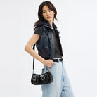 Coach Ashton Bag Silver Black
