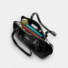 Coach Asher Shoulder Bag Silver Black
