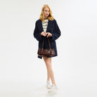 Coach Asher Shoulder Bag Silver Maple