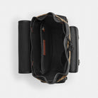 Coach Sprint Backpack In Signature Jacquard Gunmetal Tan Black