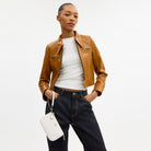Coach Nolita 19 Gold Chalk