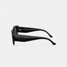 Coach Maxi Sculpted C Oversized Rectangle Sunglasses Black