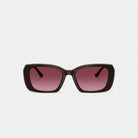 Coach Maxi Sculpted C Oversized Rectangle Sunglasses Merlot