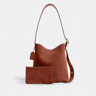 Coach Bleecker Bucket Bag Brass Clay