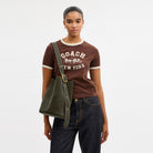 Coach Bleecker Bucket Bag Brass Olive