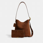Coach Bleecker Bucket Bag Brass Warm Brown