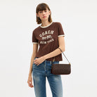 Coach Plaza Bag In Signature Canvas Brass Maple
