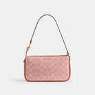 Coach Plaza Bag In Signature Canvas Brass Melon Pink