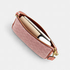 Coach Plaza Bag In Signature Canvas Brass Melon Pink