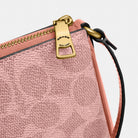 Coach Plaza Bag In Signature Canvas Brass Melon Pink