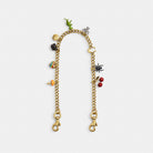 Coach Chain Strap With Charms Brass Multi