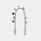 Coach Chain Strap With Charms Silver Multi