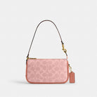 Coach Plaza Bag 18 In Signature Canvas Brass Melon Pink