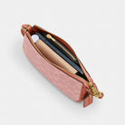 Coach Plaza Bag 18 In Signature Canvas Brass Melon Pink